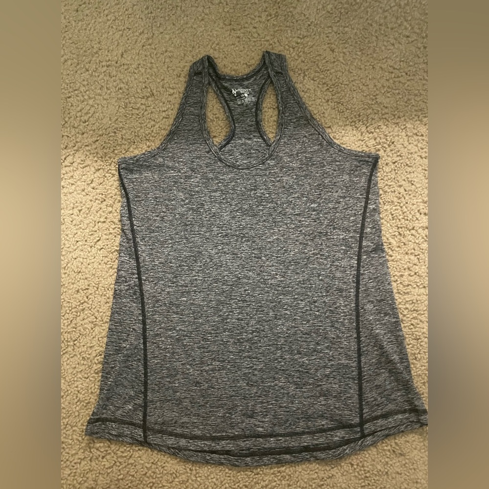 Liberty Pro Women’s Grey Athletic Racerback Tank Top